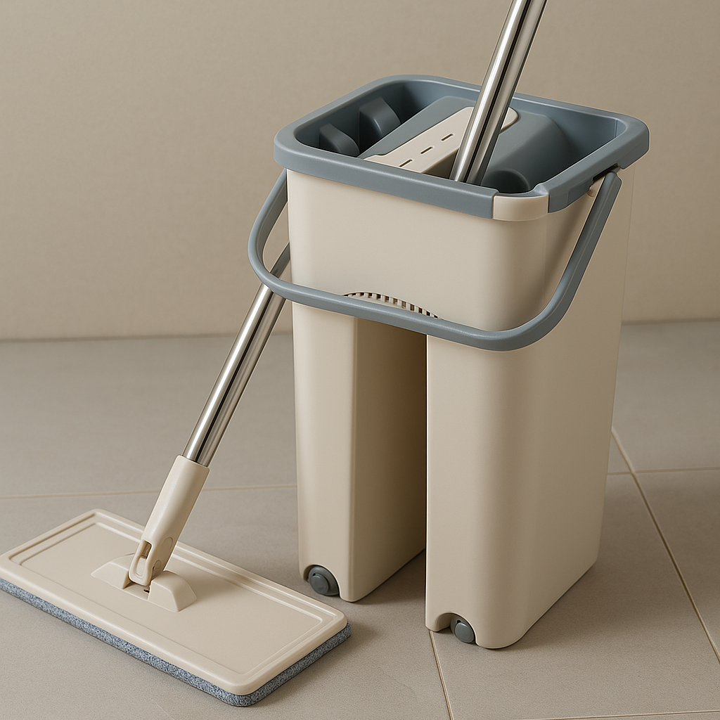 Mopa con cubo escurridor