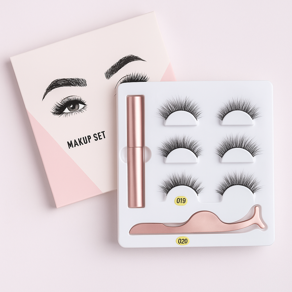 Pestañas Magnéticas reutilizables (Pack 3 pares)