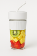 Batidora portátil con pajita