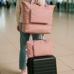 Bolso Totebag Plegable color Rosa