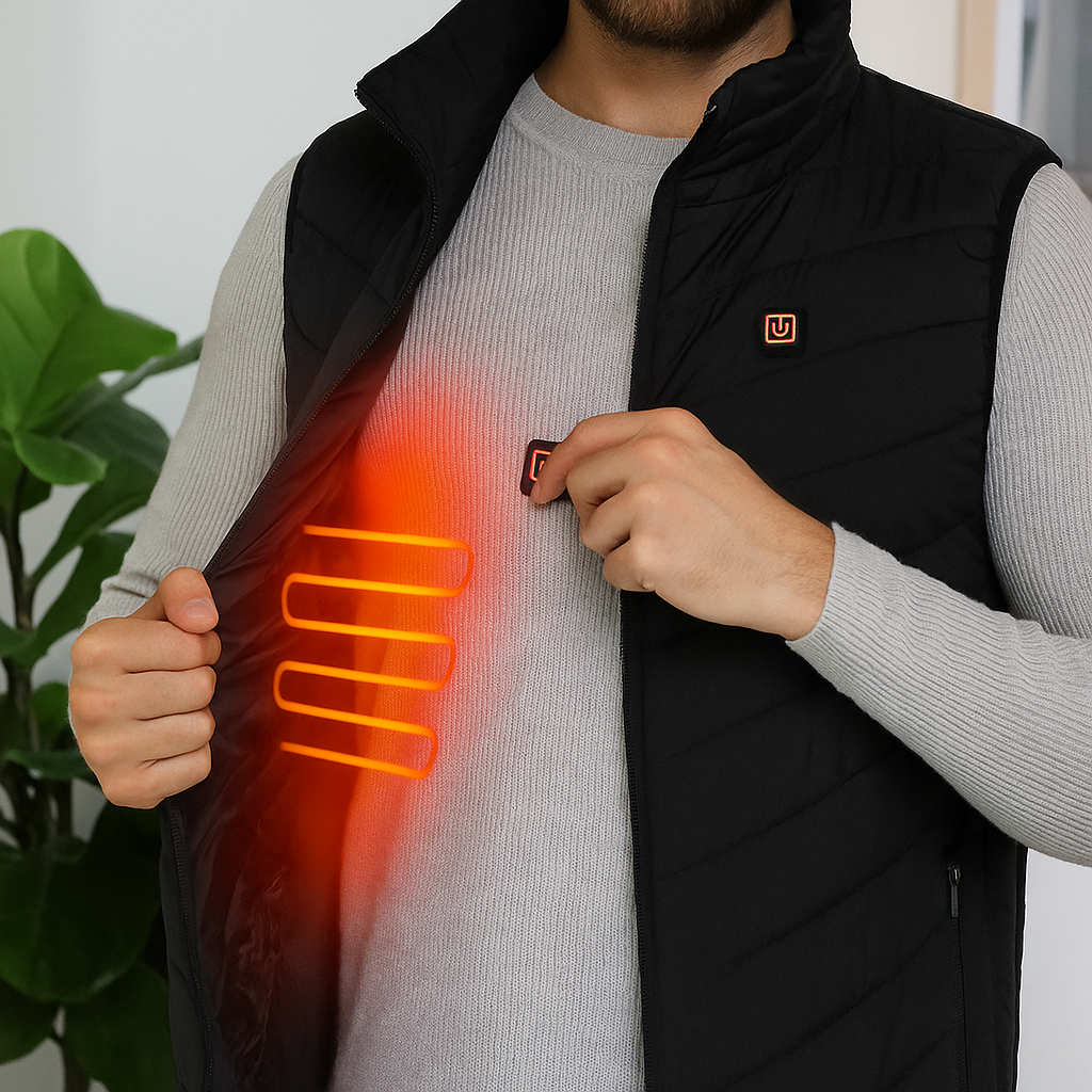 Chaleco calefactable talla L