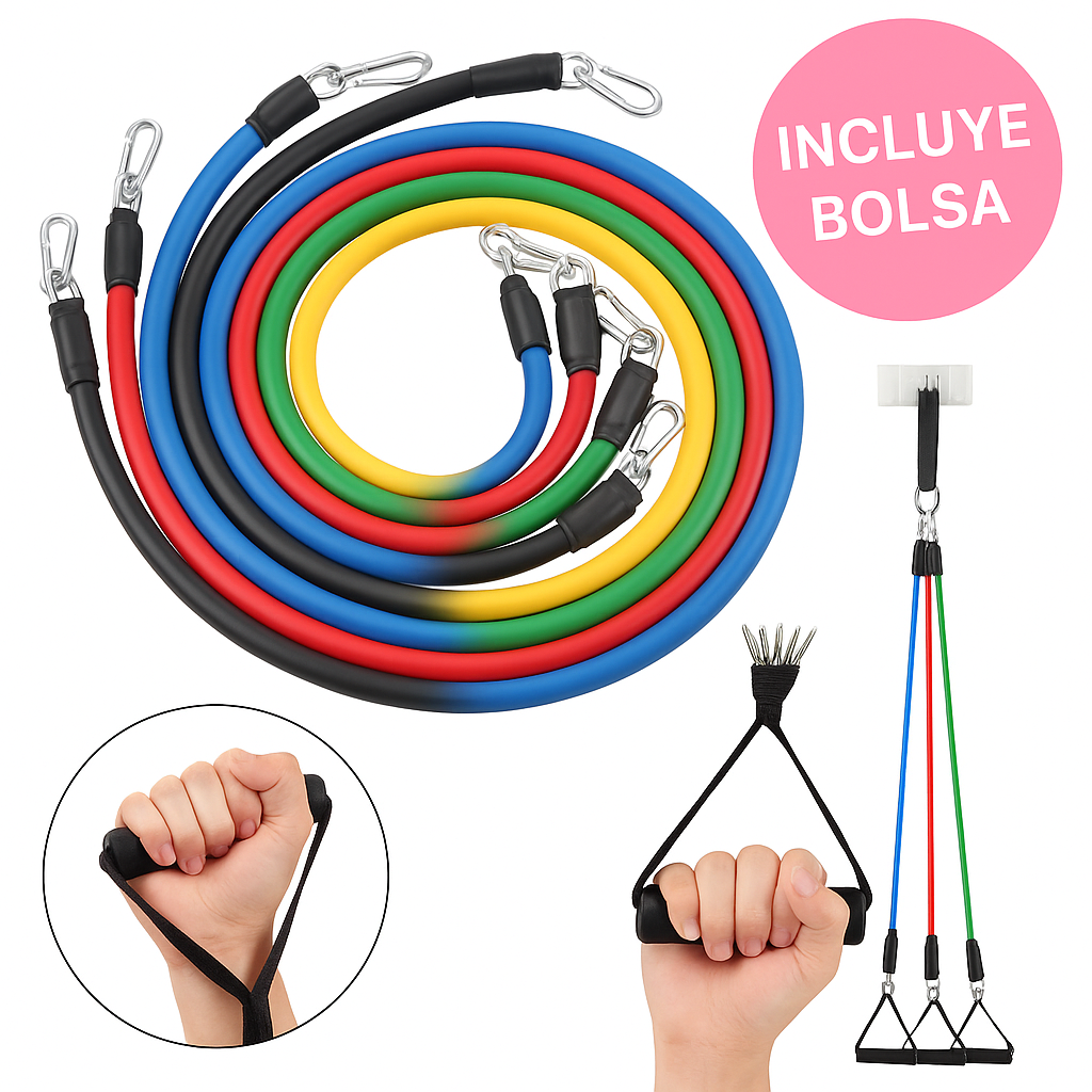 Cuerdas elásticas de resistencia fitness