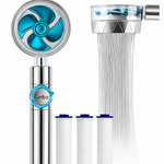 Ducha hélice descalcificadora