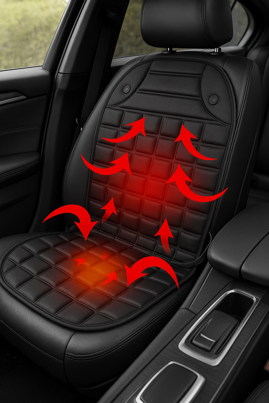 Funda calefactable universal para coche (12V)