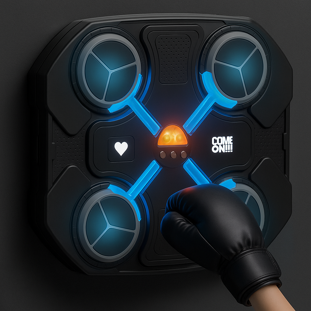 Maquina boxeo con musica (4pads)