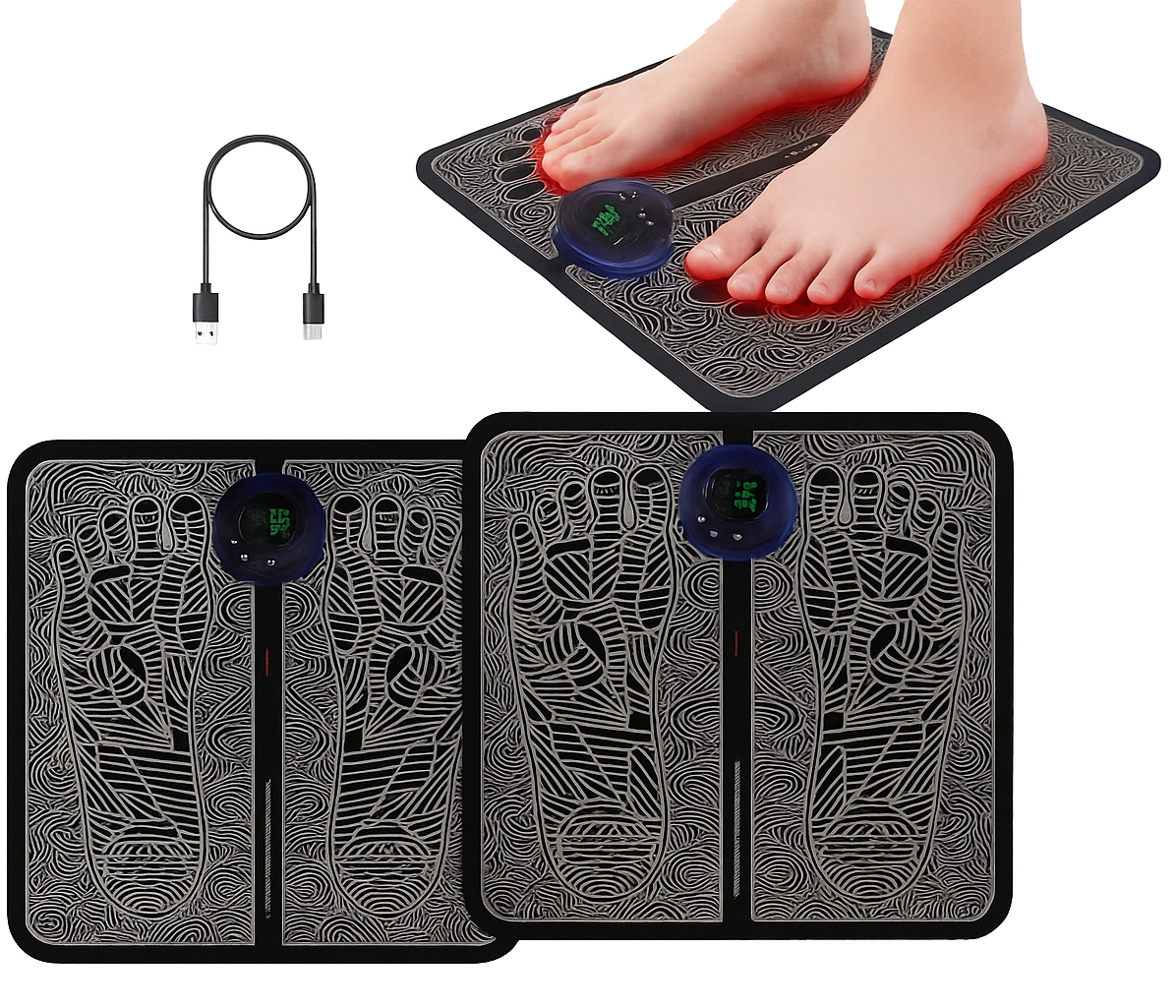 Masajeador de pies electroestimulador