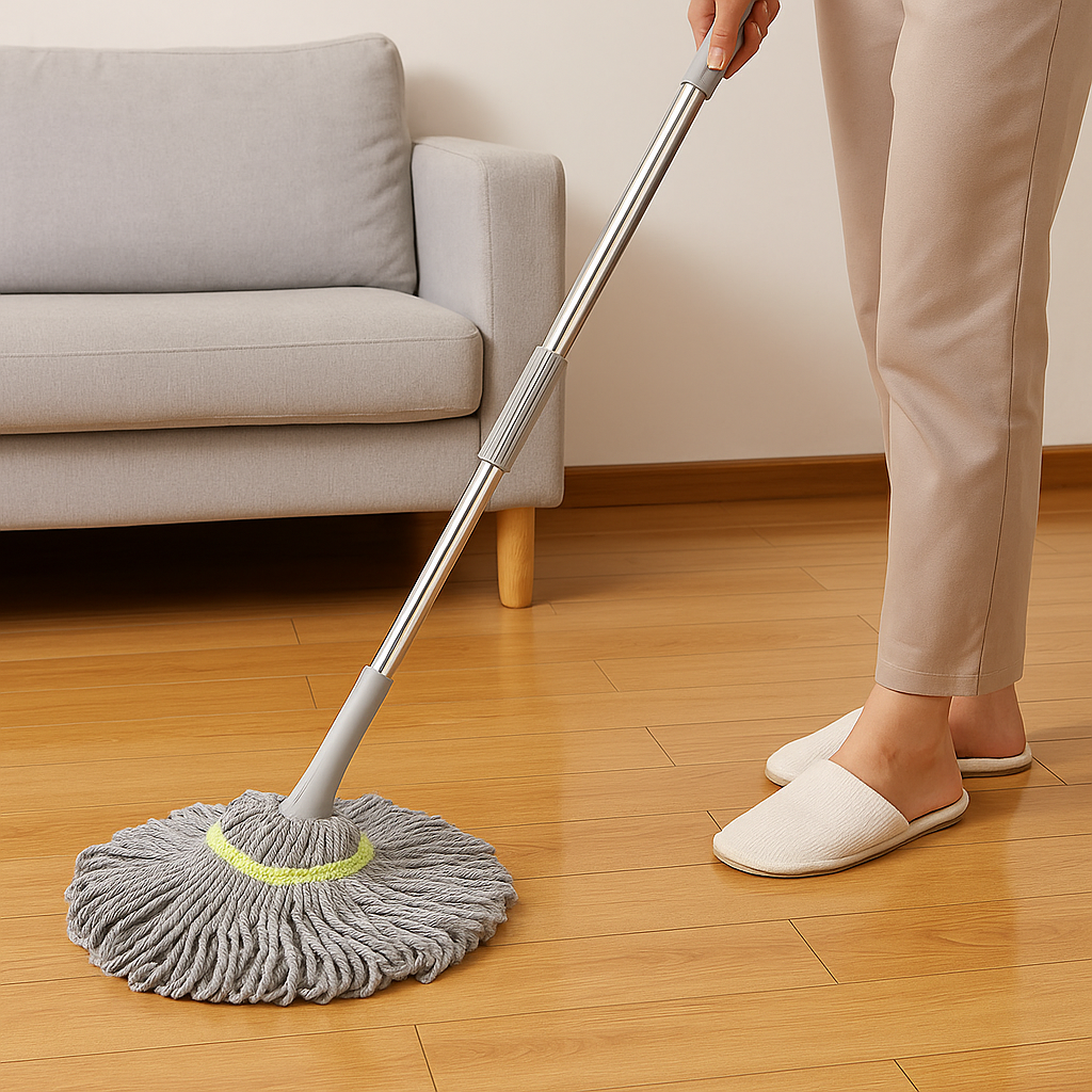 Mopa redonda autoescurrible