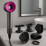 Secador de pelo profesional con cabezales imantados