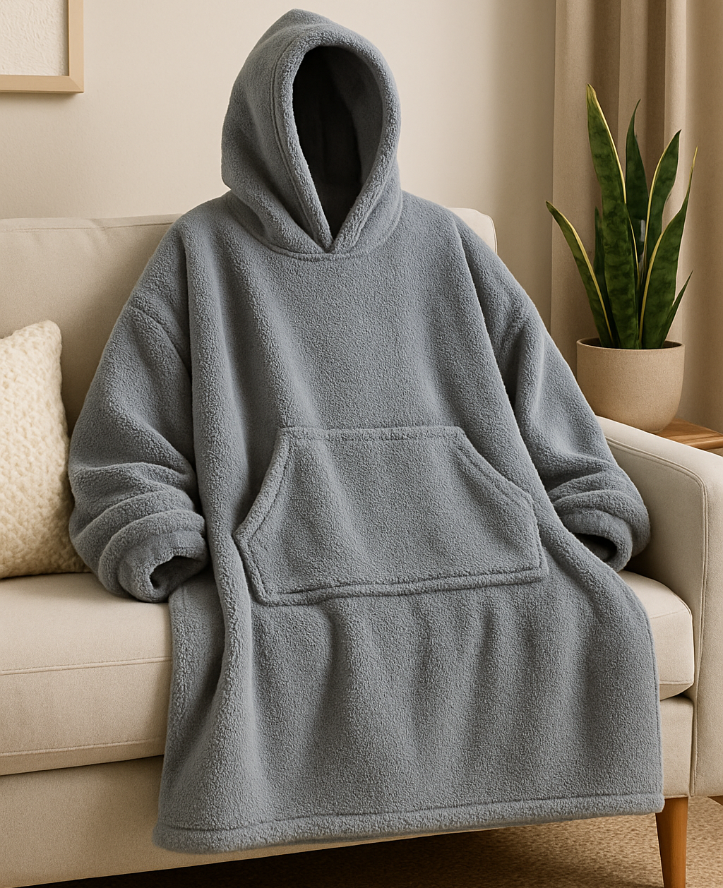 Sudadera Oversize Con Capucha