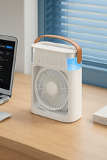 Ventilador Climatizador con pulverizador portátil