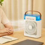 Ventilador Climatizador con pulverizador portátil