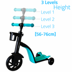 Patín Scooter 3 en 1